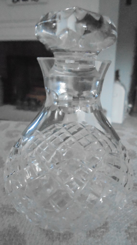 Beautiful Cut Glass Perfume Bottle