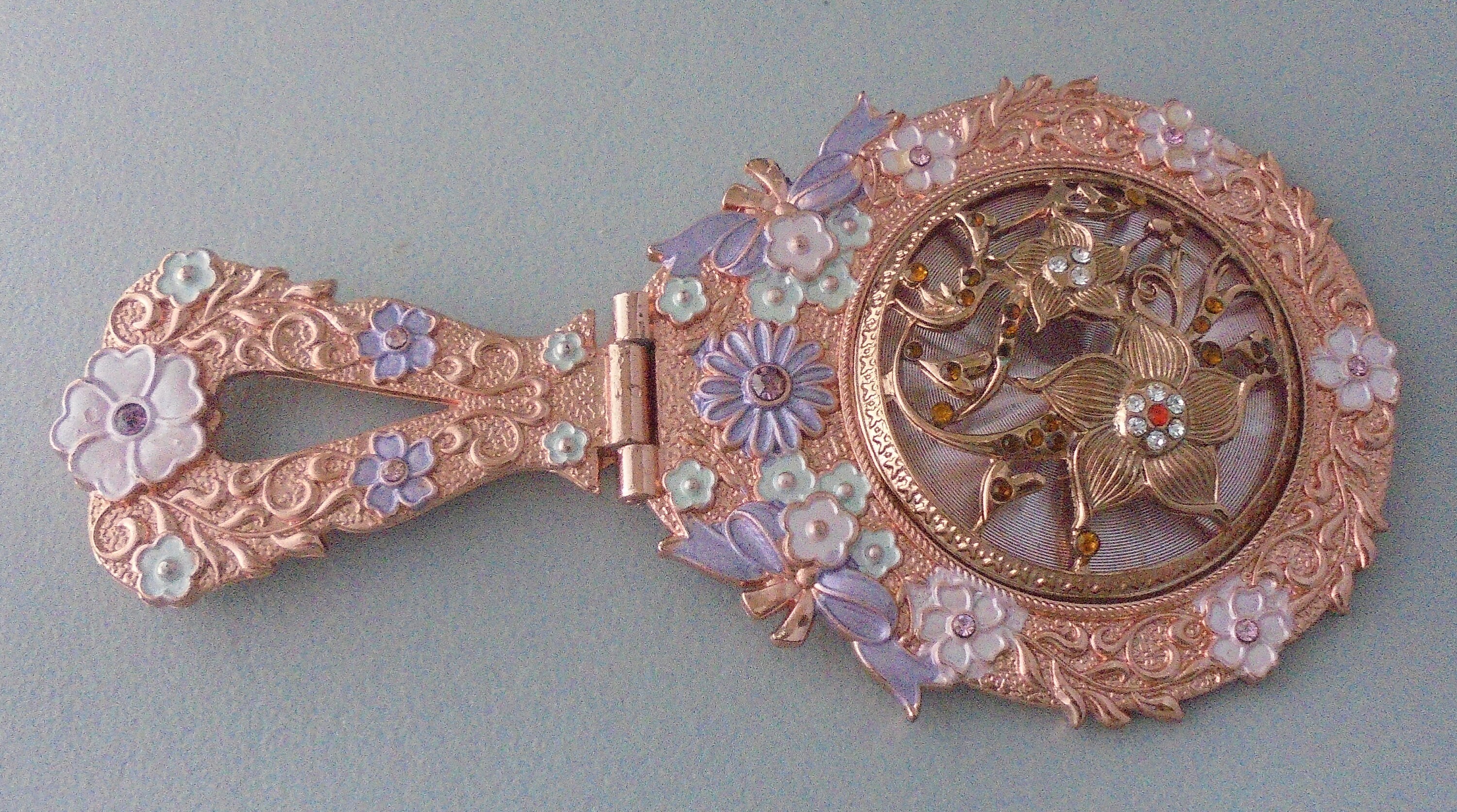 Bernice Vintage Ornate Handheld Folding Mirror - Etsy 日本