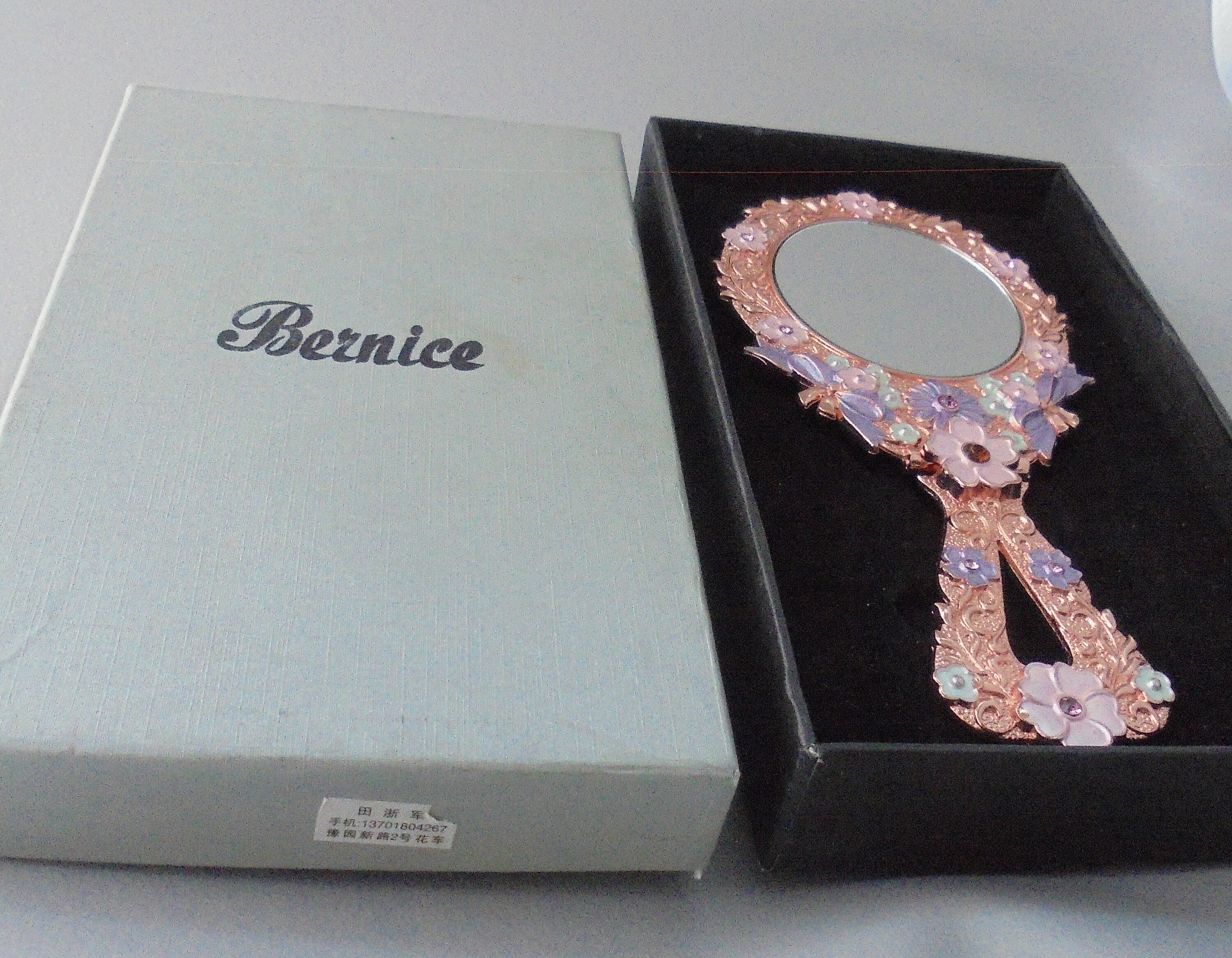 Bernice Vintage Ornate Handheld Folding Mirror - Etsy 日本