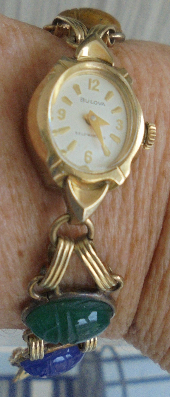 Bulova 10K Rolled Gold Plated Women's Watch