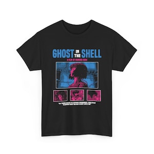Ghost in the Shell 1995 T-Shirt, Major Kusanagi Cyberpunk Anime Tee image 7