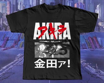 Akira 1988 Anime T-Shirt, Cyberpunk Neo Tokyo Sci-Fi Tee