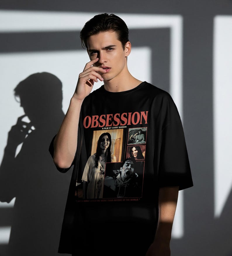 Obsession Movie Shirt, Vintage Gothic Horror Tee, 2026 Thriller Film Lover Gift image 4
