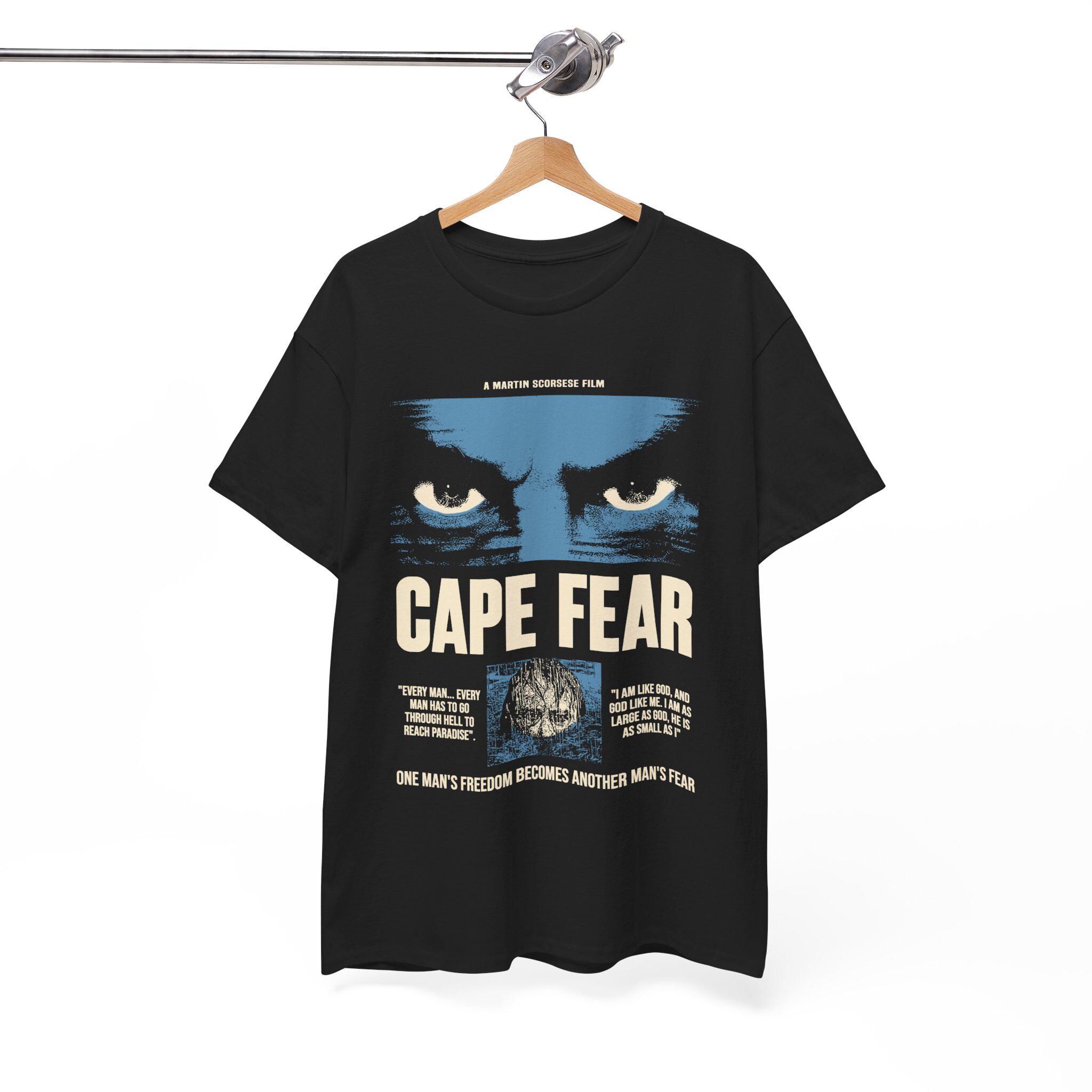 Cape Fear 1991 T-shirt, Robert De Niro Max Cady, Martin Scorsese