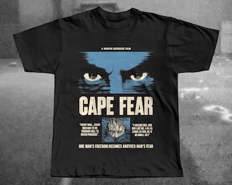 Cape Fear 1991 T-shirt, Robert De Niro Max Cady, Martin Scorsese