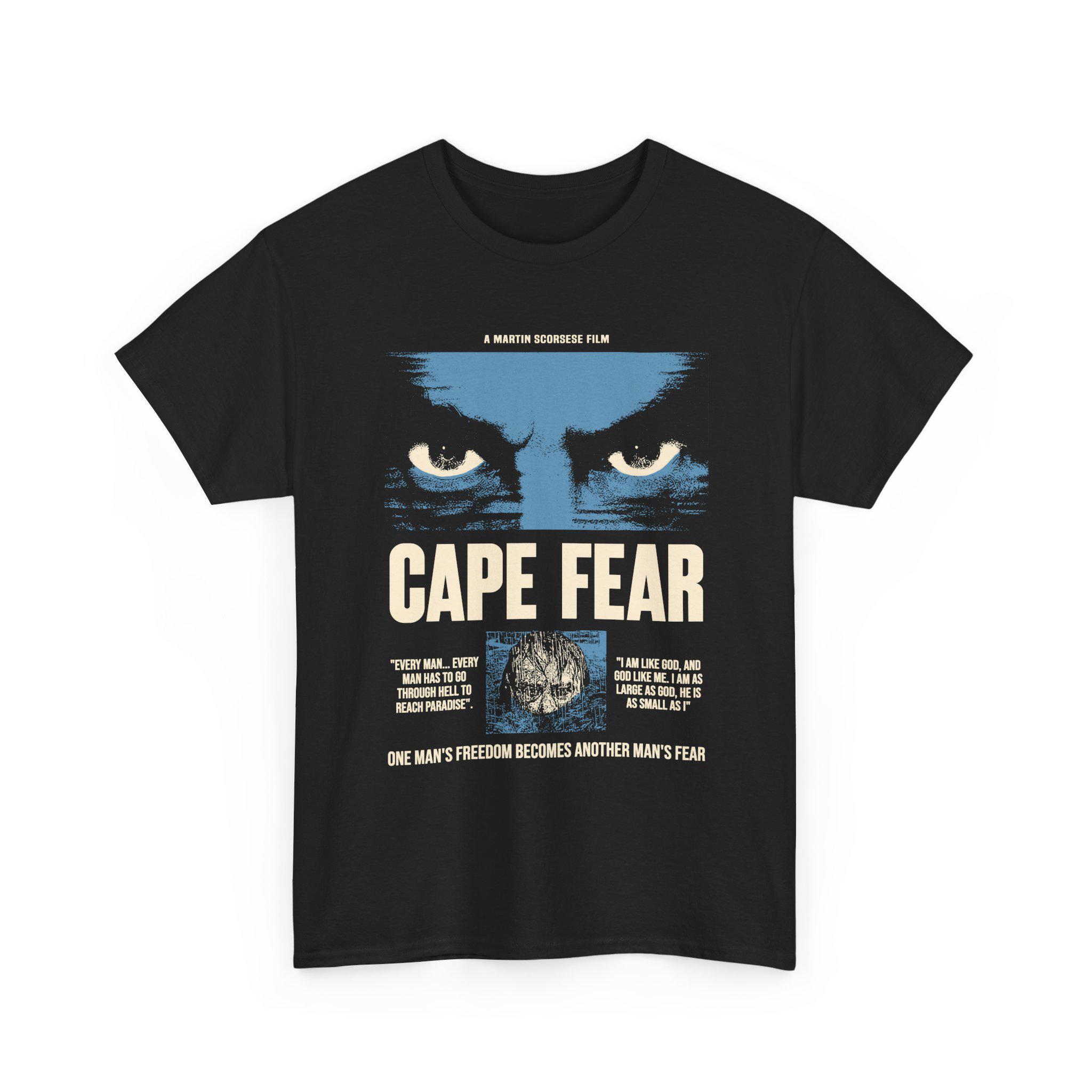 Cape Fear 1991 T-shirt, Robert De Niro Max Cady, Martin Scorsese