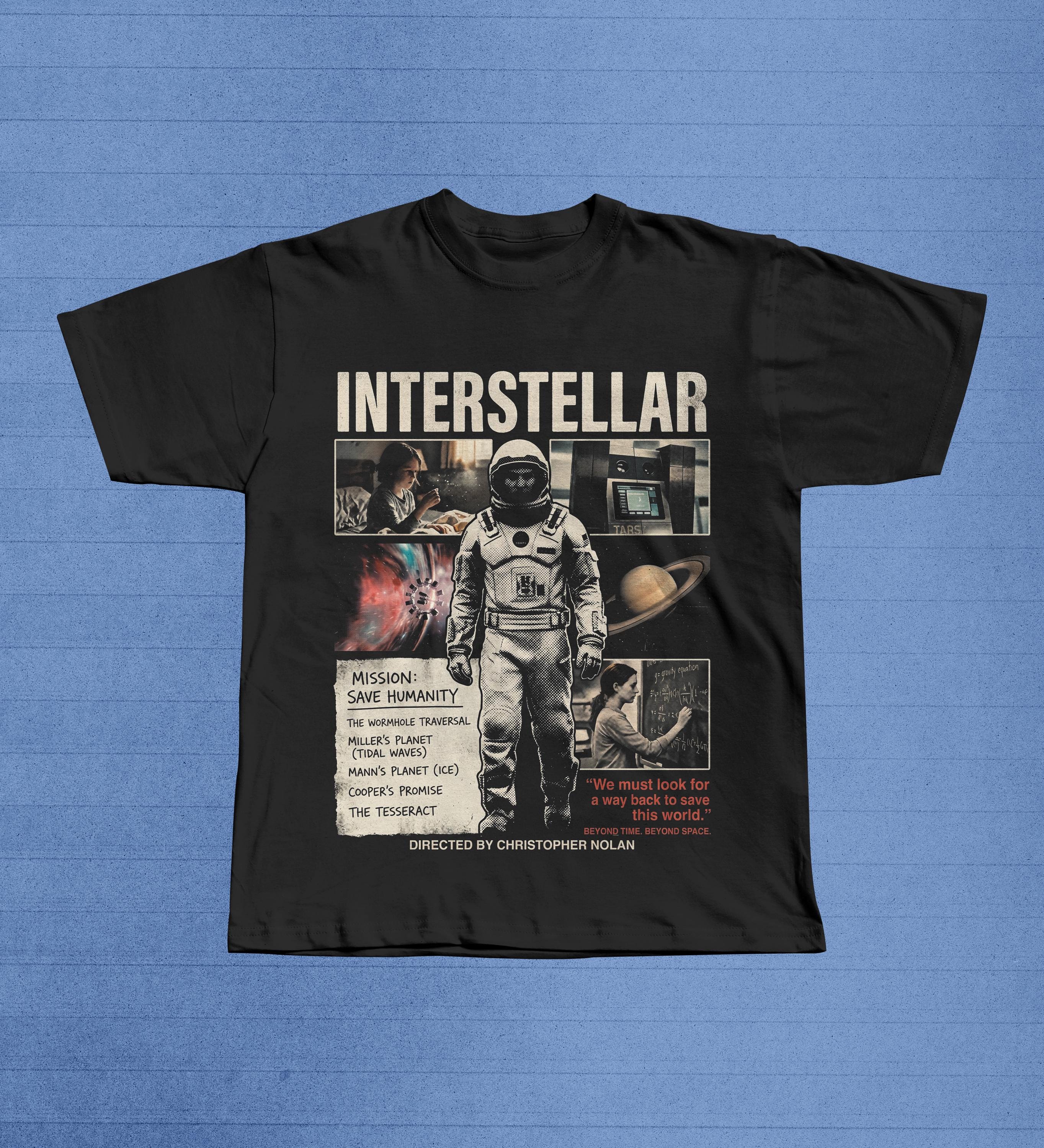 INTERSTELLAR ムービーTシャツ 映画Tシャツ Interstellar Movie T Shirts - Etsy