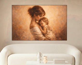 Mutter Baby Wand Kunst druckbare, Muttertagsgeschenk, Mama Liebe Kunst, digitaler Download