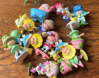 Vintage 1980's Strawberry Shortcake Miniatures- 1980s American Greetings- Strawberry Shortcake PVC Minis- 80's Kids- Pick and Choose Yours!