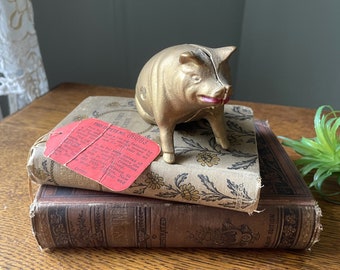 Vintage Pete the Pig- Vintage Pig Bank- The American Mission to Lepers, Inc.- Vintage Memorabilia-No. 88883- Wilbur and Pete-Feed the Lepers