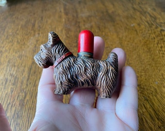 Vintage Scottie Dog Strike-a-Light Lighter- Vintage Tobacciana- Scottie Dog Lighter- Vintage Terrier- Vintage Collectible- Table Lighter