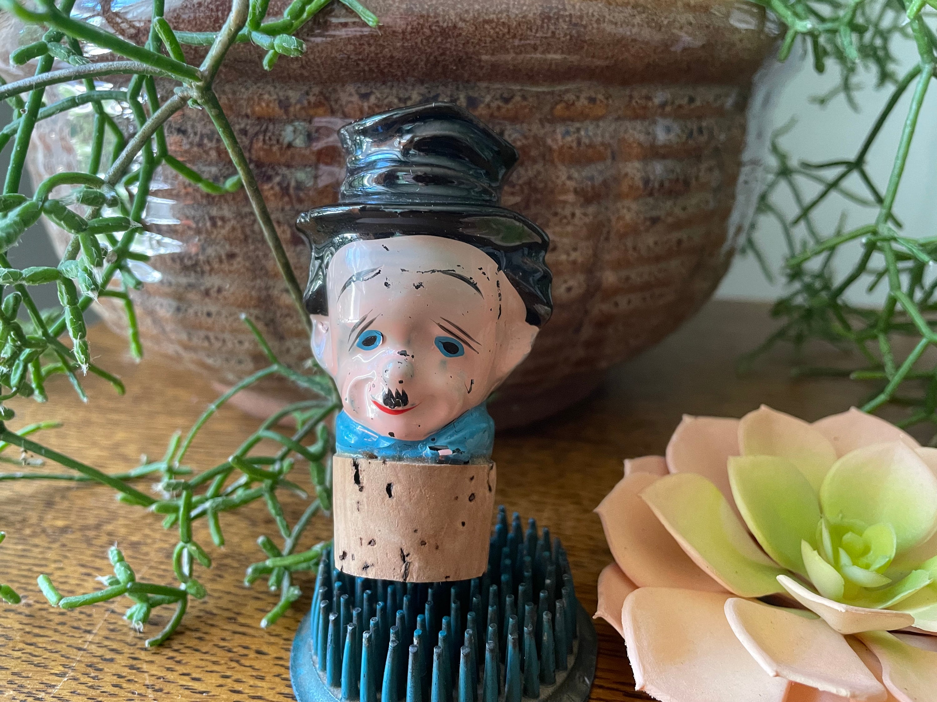 ヴィンテージ　1950年代 Thames社 　チャップリン 陶器　デカンタ Chaplin Decanter - Etsy
