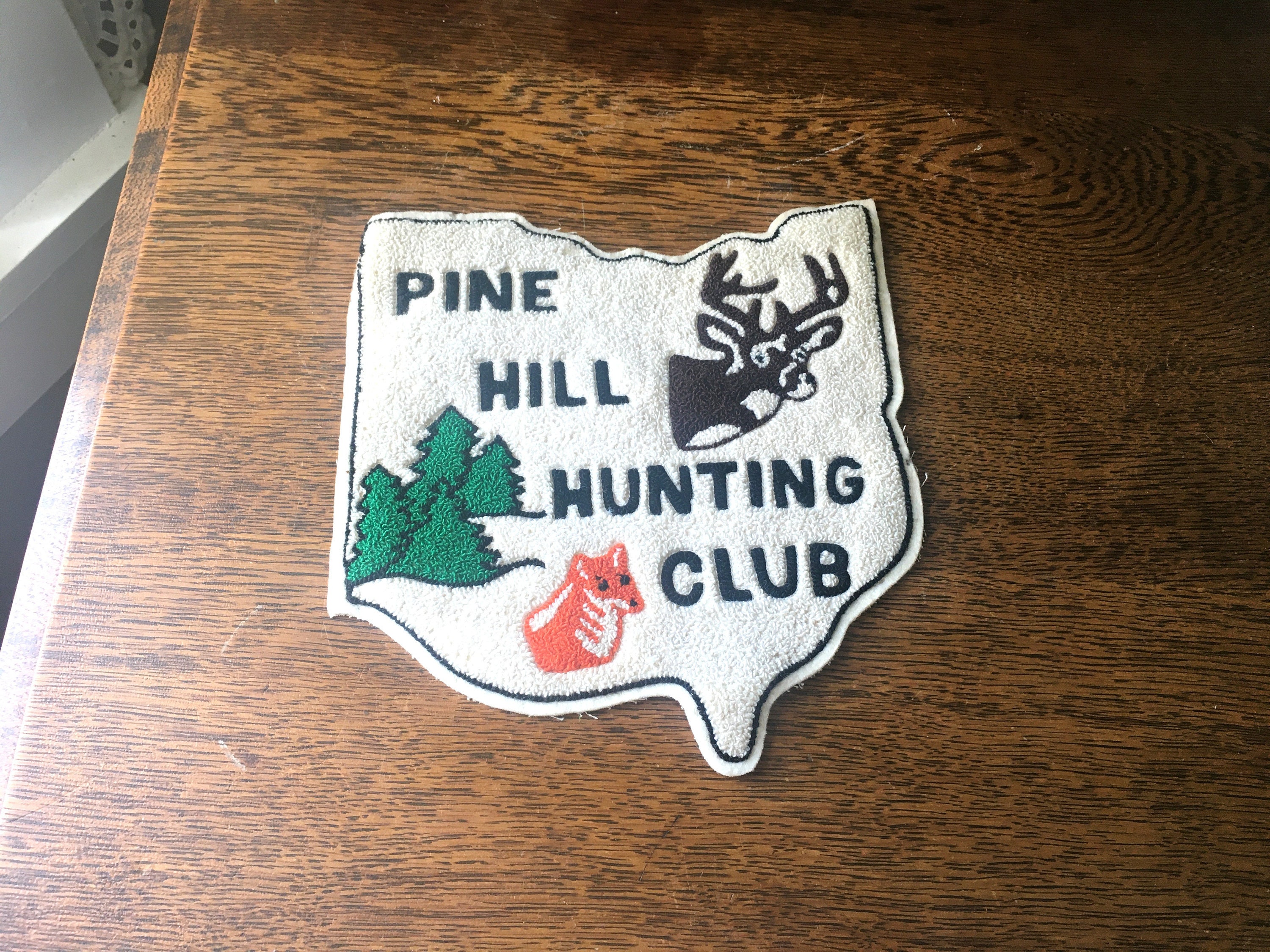 Vintage 10'' Embroidered Hunting Patch Pine Etsy