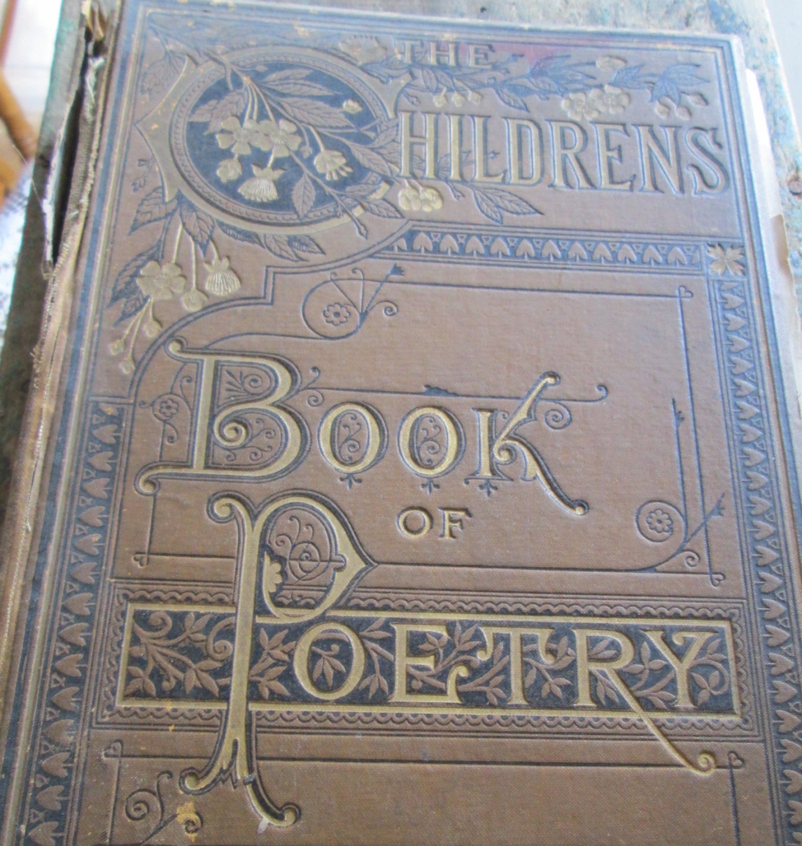Antique 1879 Children's Book of Poetry Etsy