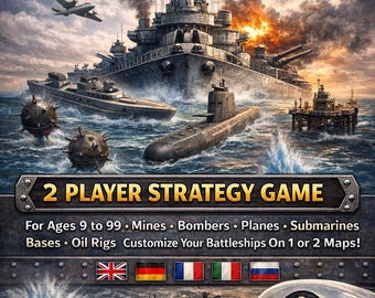 Battleship Game PDF – Naval Strategy Print & Play