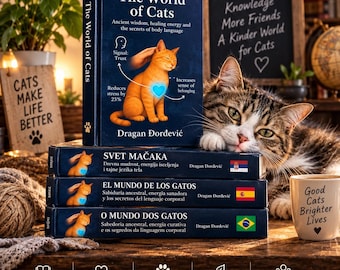 The World of Cats Book Bundle – 4 Languages | Cat Behavior, Care  Communication
