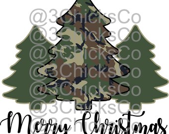 Is 7 2022 Christmas Camo Camo Christmas | Etsy