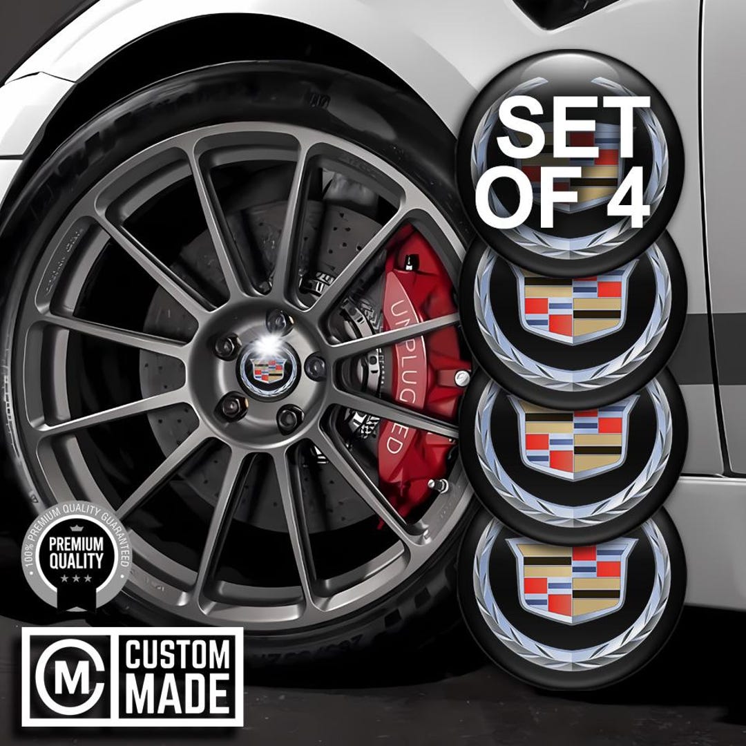Rim Stickers Wheel Hub Sticker Center Wheel Caps, Domed Stickers Epoxy ...