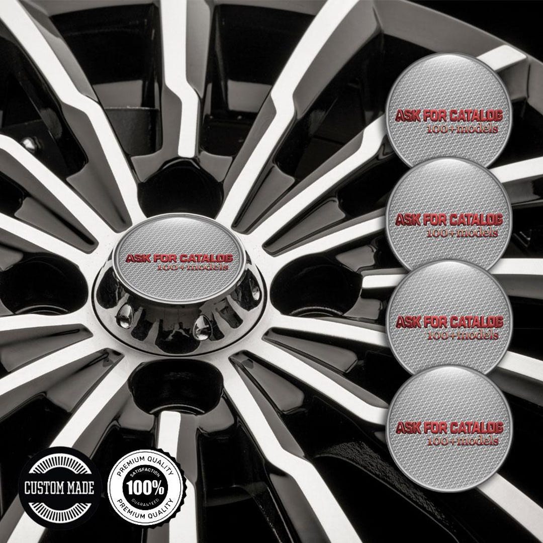Car Rim Sticker Wheel Center Caps Personalized 3D Resin Decals, Custom Car Rim Stickers ...