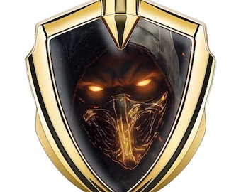 Metal Car Badge Custom Artwork Shield, Unique Design Vehicle Emblem, Personalized Automotive Sign, Luxury Car, Heavy Duty Decor
