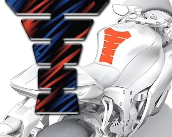 3D Resin Motorcycle Tank Protector – Weatherproof Gas Guard