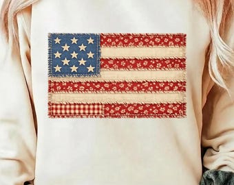 Bandera de EE. UU. PNG, diseño del 4 de julio con lámina falsa, sublimación de la bandera patriótica estadounidense, descarga digital del Día de la Independencia, clipart de Grandmacore USA