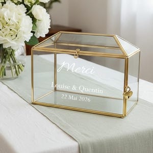 Urne mariage originale et unique personnalisable