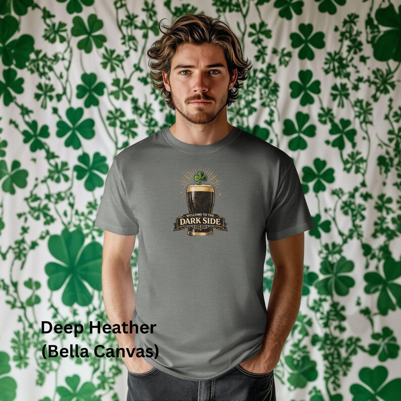 Koszulka Dark Side Guinness Pint | Koszulka z koniczyną św. Patryka zdjęcie 11