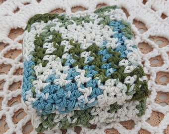 Crochet Washcloth Dishcloth Bathroom Dish Cloth Wash Cloth Spa Cloth Kitchen Set of 2 d