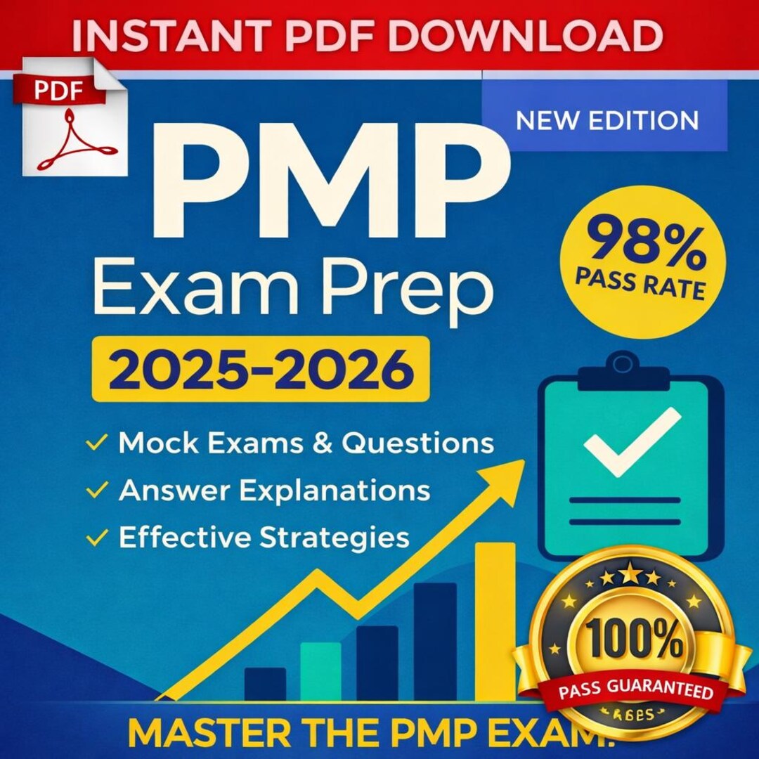 PMP Exam Prep 2025-2026 Study Guide – Mock Questions, Answers ...