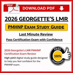 PMHNP Exam Study Guide 2026 | Georgette LMR Review | Last Minute PMHNP Prep