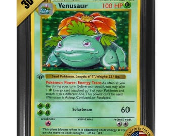 Charizad - Blastoise - Venusaur 3D Lenticular Flip Poster