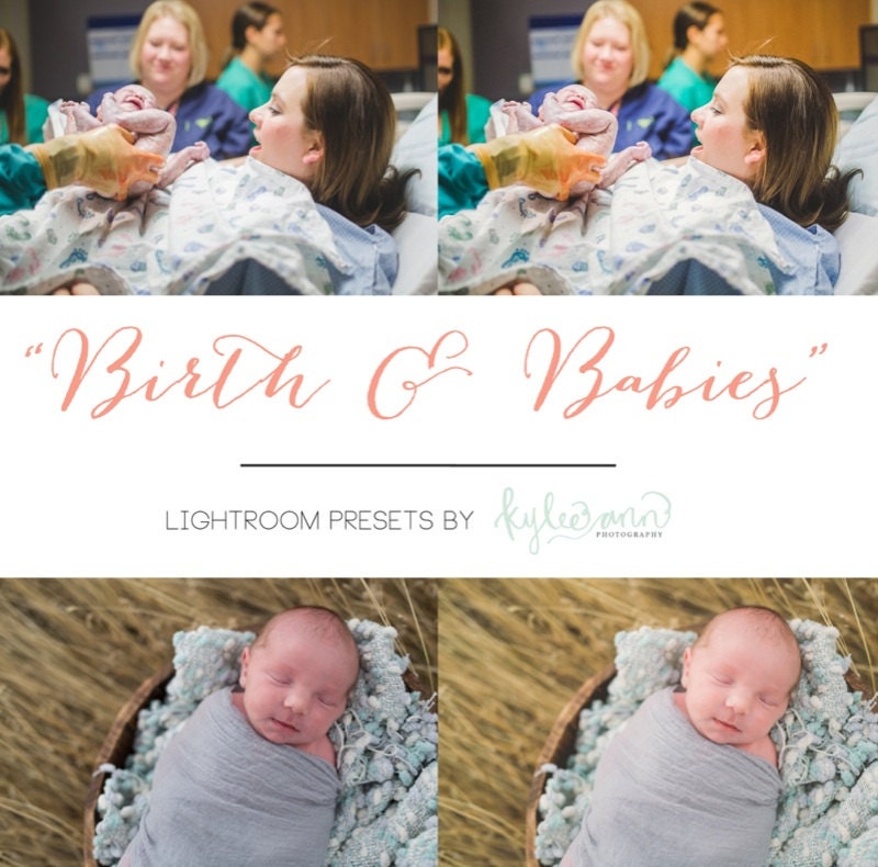 Birth & Babies Lightroom 4-5 Presets for Birth Story | Etsy