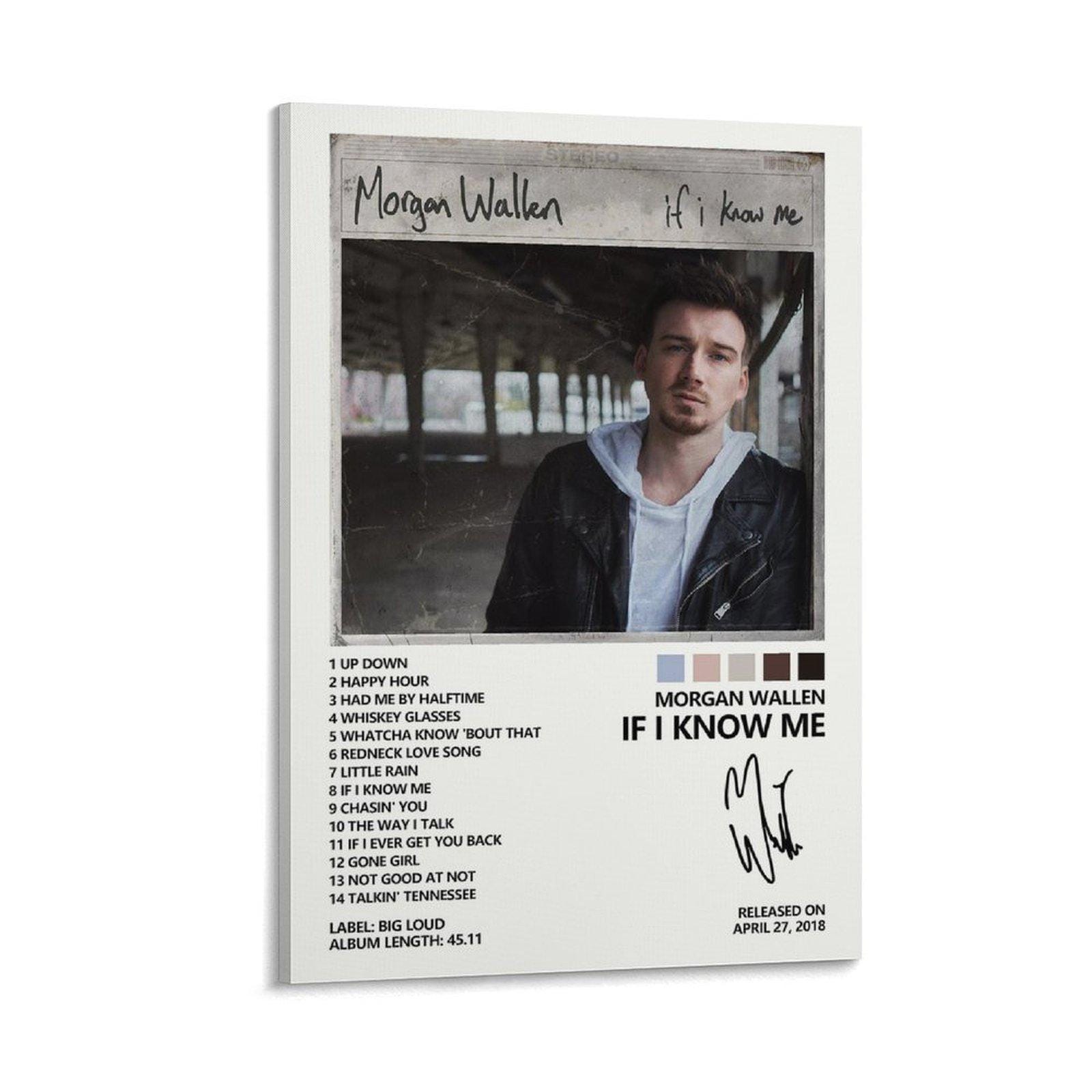 Discover Morgan Poster Wallen If I Know Me Album  Wall Art Picture Painting Poster