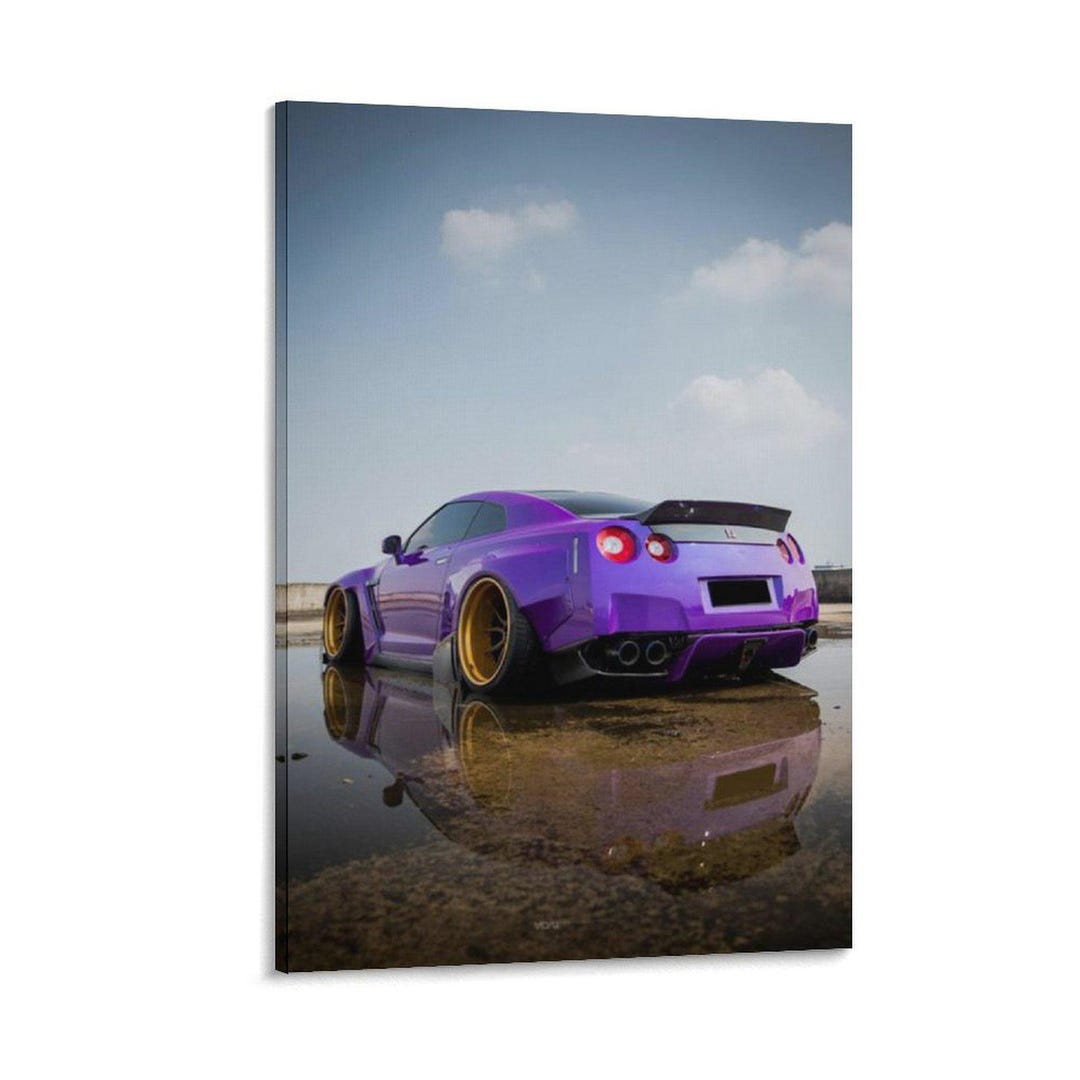 JDM Car Poster Skyline R35 Wall Art Picture Painting Poster Canvas ...