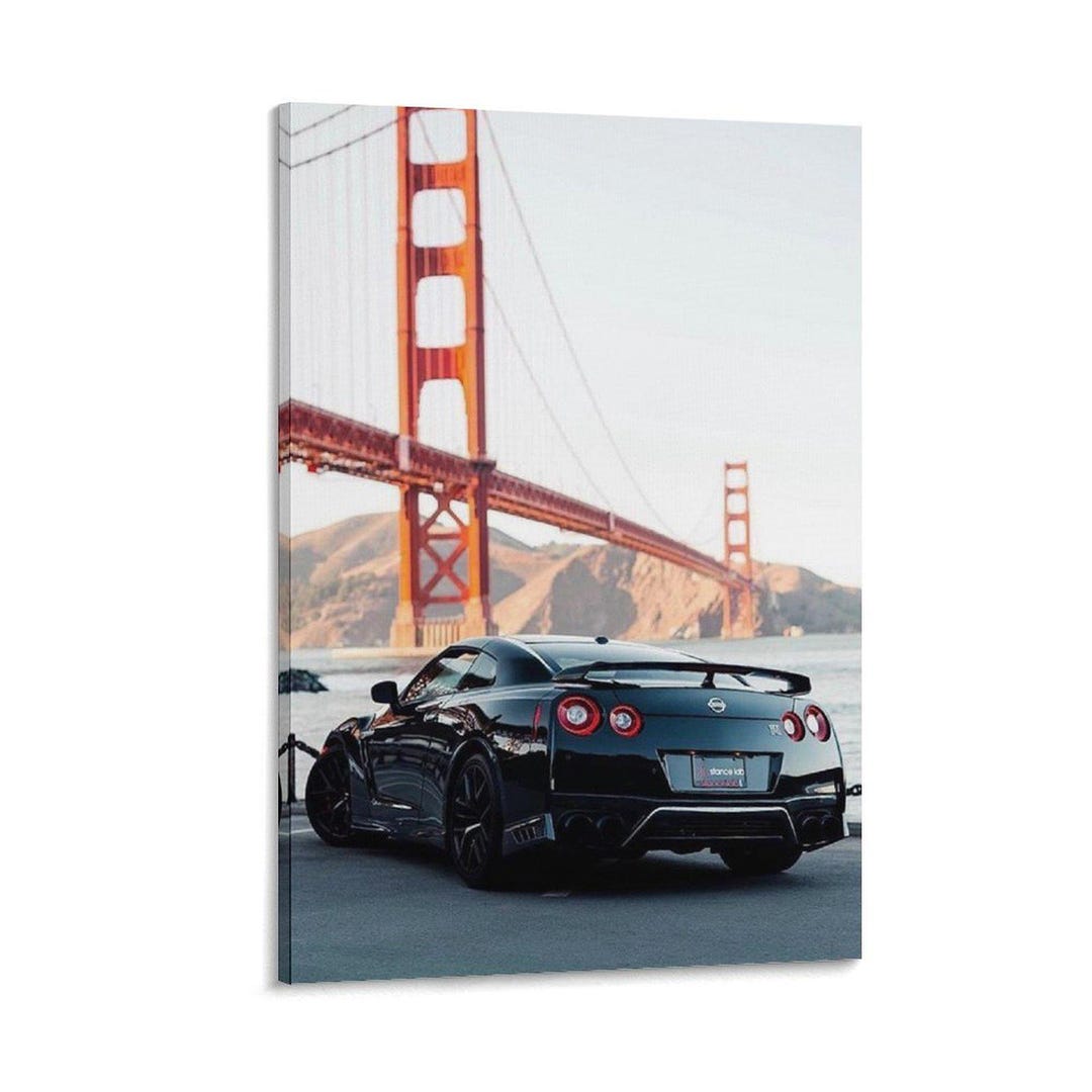 Car Poster JDM Style Skyline R35 Wall Art Picture Painting Poster ...