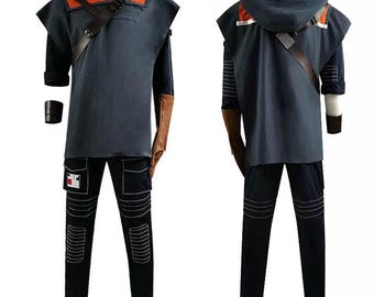 Cal Kestis Cosplay Costume | Star Wars Jedi Fallen Order Full Outfit | Scrapper Jumpsuit with Heavy Poncho & Leather Belt
