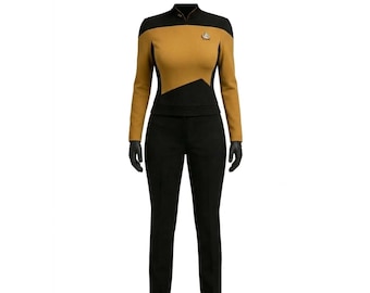 Star Trek TNG Command Uniform - Handmade Cotton Cosplay Costume