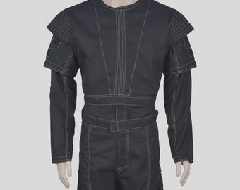 Din Djarin Bounty Hunter Star wars Soft Parts with vest | Mandalorian Cosplay Flight Suit