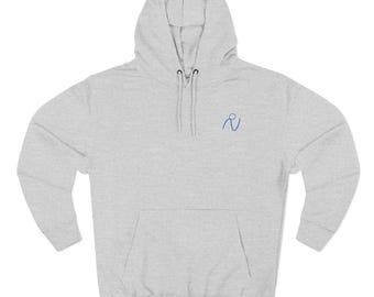Three-Panel Fleece Hoodie
