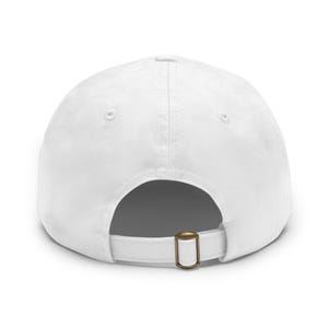Leather Patch Dad Hat | Rectangular Embossed Patch Dad Hat image 17