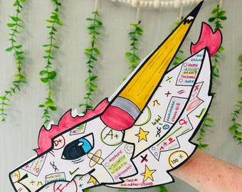 Cheap Handmade Paper Dragon Puppet - Small / Medium