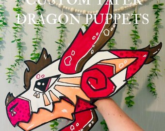 Custom Paper Dragon Puppet Commissions! - Etsy
