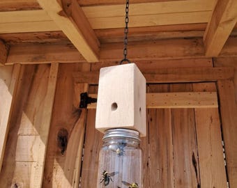 hand made natural bee trap must order 2 for free shipping