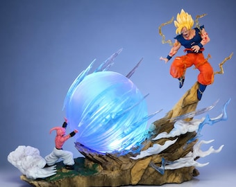 21 cm Dragon Ball Z Buu vs Goku Genki Bomb-figur
