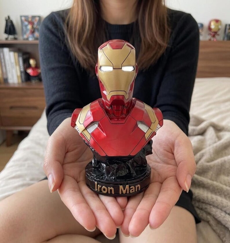 Iron Man 16 cm figur | Marvel superhjälte samlarstaty bild 4