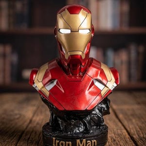 Iron Man 16 cm figur | Marvel superhjälte samlarstaty bild 1