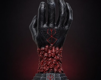 Estatua de Berserk God Hand, figura de resina de anime oscuro y terror.