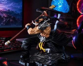 One Piece Whitebeard Edward Newgate Figure 29cm, Super Battle Sky Lion PVC Statue