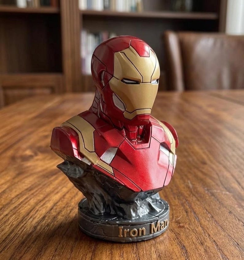 Iron Man 16 cm figur | Marvel superhjälte samlarstaty bild 2